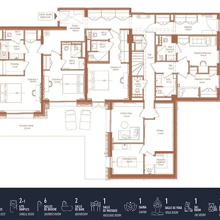 Antares Naos 203d - Huge Duplex Luxury Inski Out Meribel